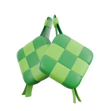 Ketupat  3D Icon