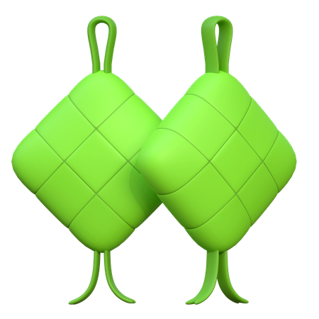 Arroz ketupat  3D Icon