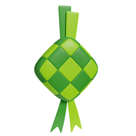 Ketupat Food  3D Icon