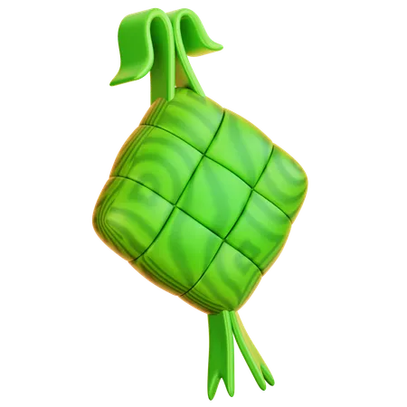 Gâteau de riz Ketupat  3D Icon