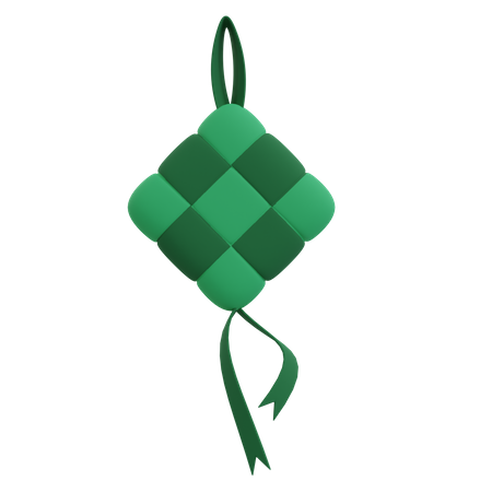 Ketupat Ramadan  3D Icon