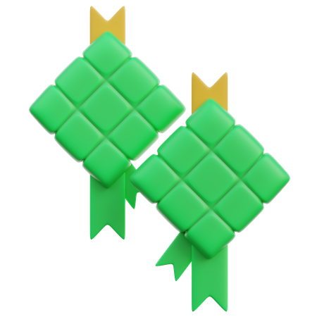 Ketupats  3D Icon