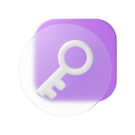 열쇠  3D Icon