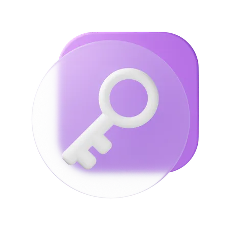 열쇠  3D Icon