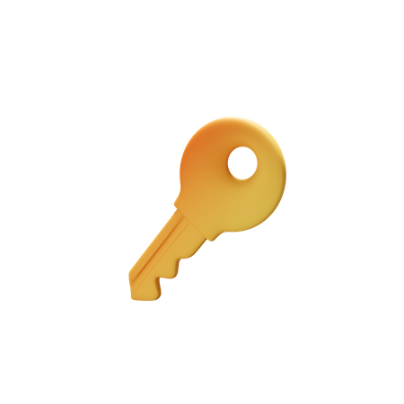 Key  3D Icon