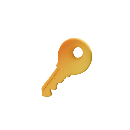 Key  3D Icon