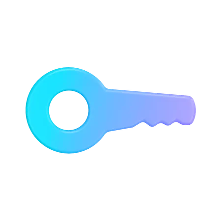 Key  3D Icon