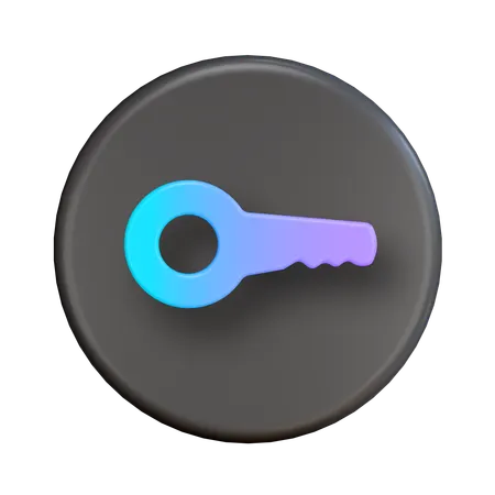 Key  3D Icon