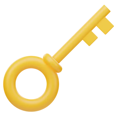 Key  3D Icon