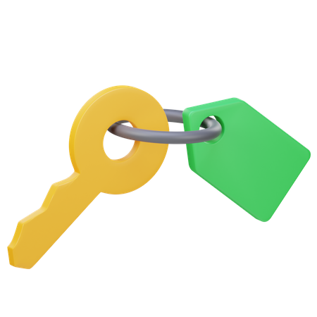 Key  3D Icon