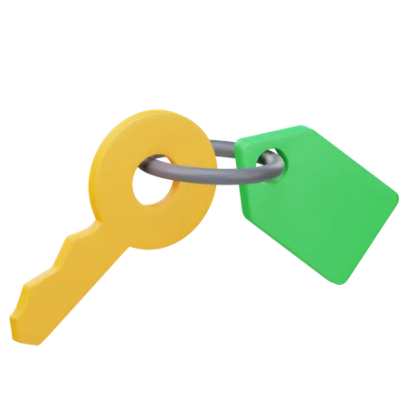 Key  3D Icon