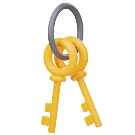 Key  3D Icon