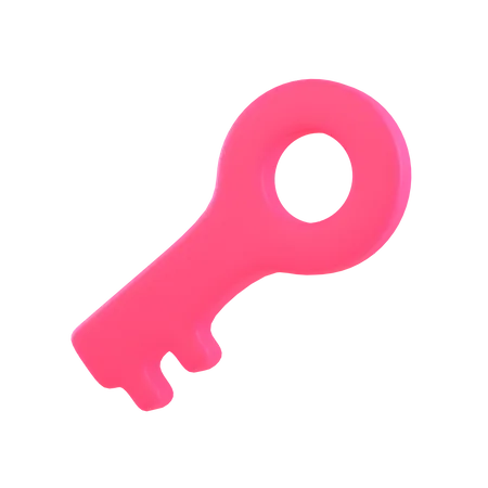 Key  3D Icon