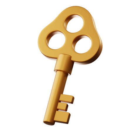 Key  3D Icon