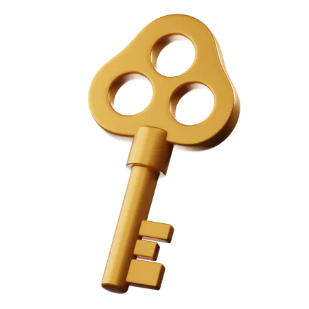 Key  3D Icon