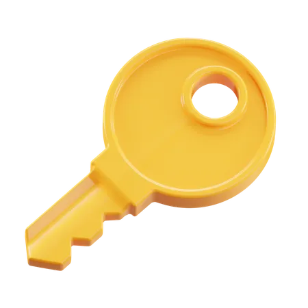 Key  3D Icon