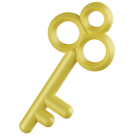 Key  3D Icon