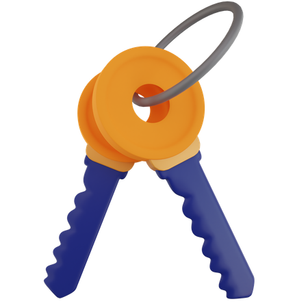 Key  3D Icon