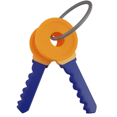 Key  3D Icon