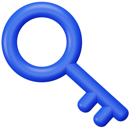 Key  3D Icon