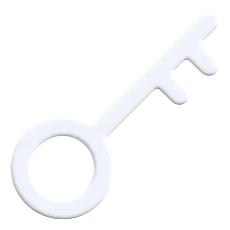 Key  3D Icon