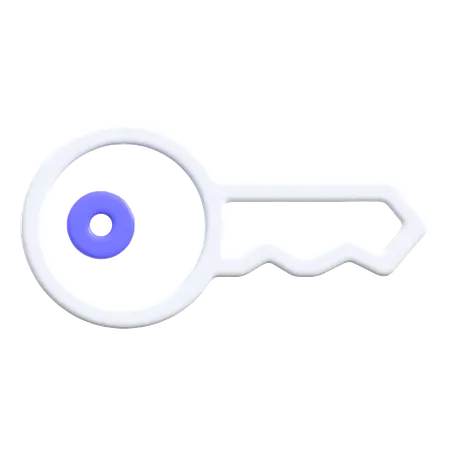 Key  3D Icon