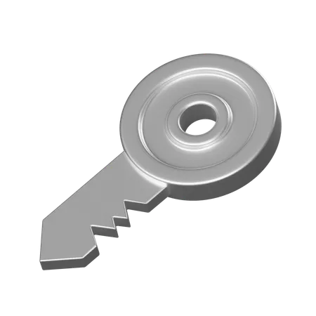 Key  3D Icon