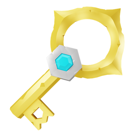 Key  3D Icon