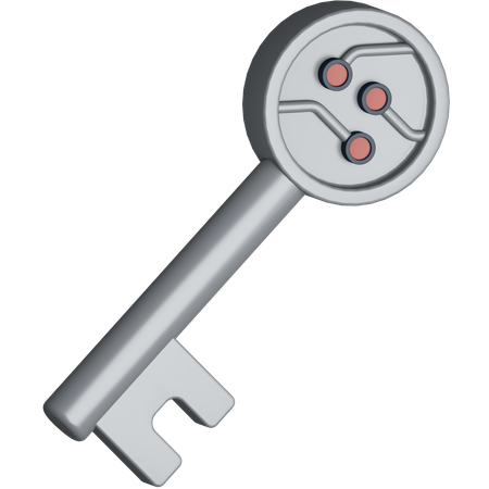Key  3D Icon