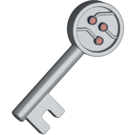 Key  3D Icon