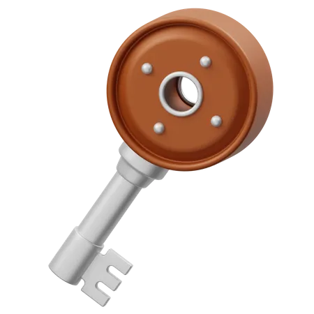 Key  3D Icon