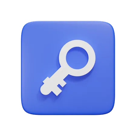 Key  3D Icon