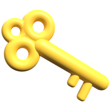 Key  3D Icon