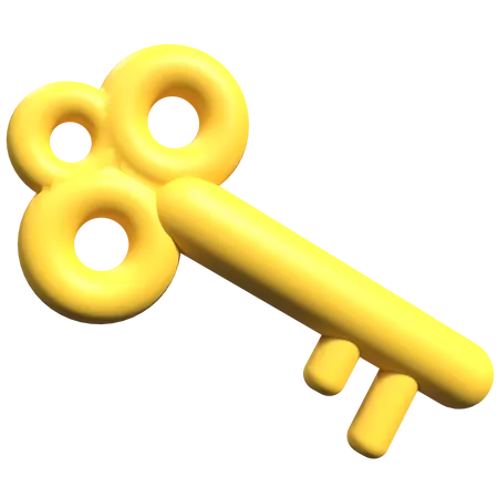 Key  3D Icon