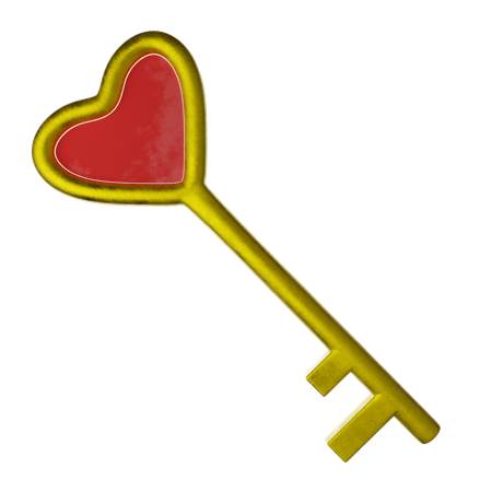 Key  3D Icon