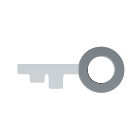 Key  3D Icon