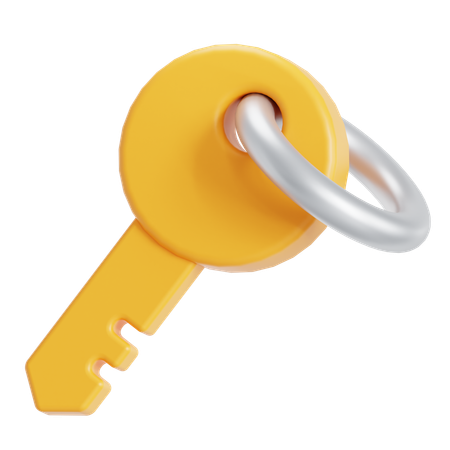 Key  3D Icon