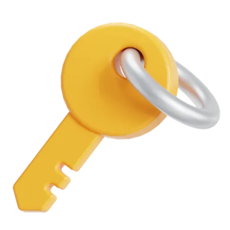 Key  3D Icon