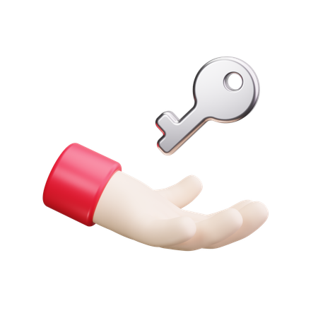 Key  3D Icon