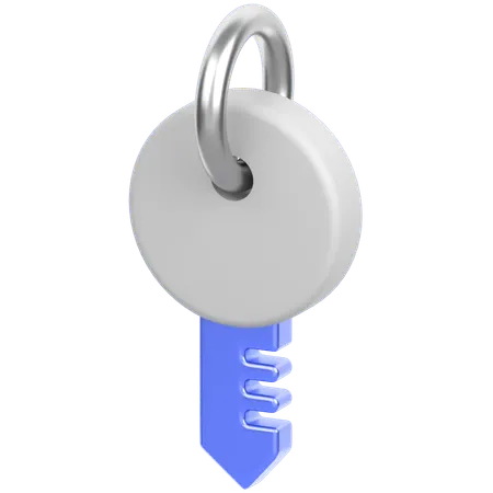 Key  3D Icon