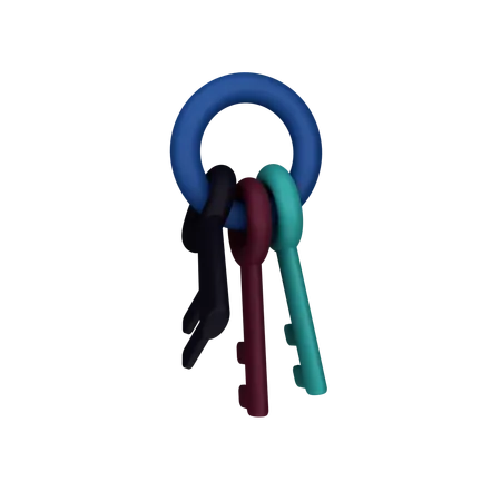 Key  3D Icon