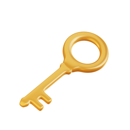 Key  3D Icon