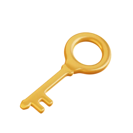 Key  3D Icon