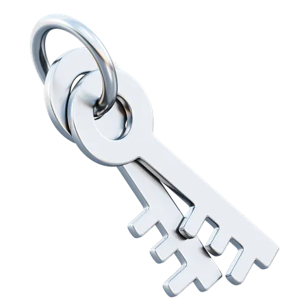 Key  3D Icon