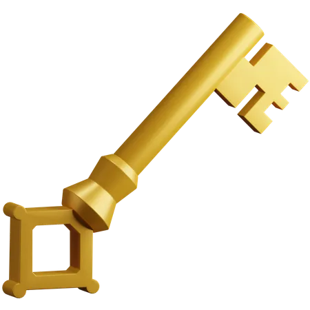 Key  3D Icon