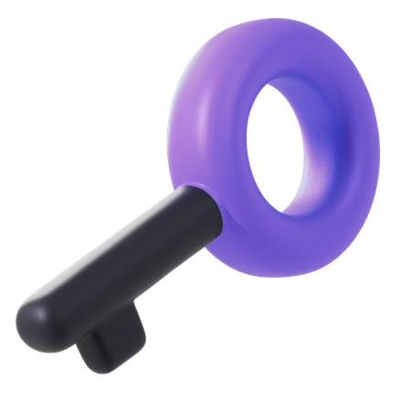 Key  3D Icon