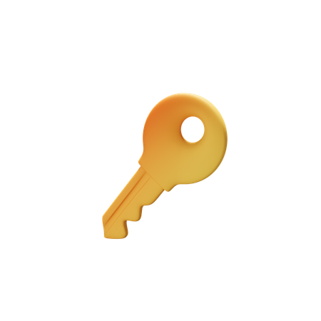 Key  3D Icon