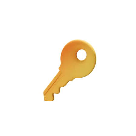 Key  3D Icon