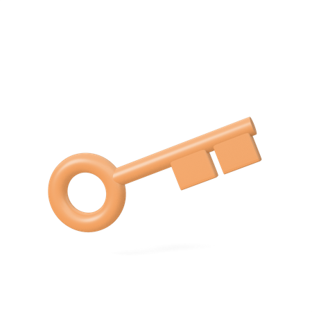 Key  3D Icon