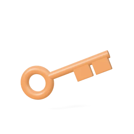 Key  3D Icon